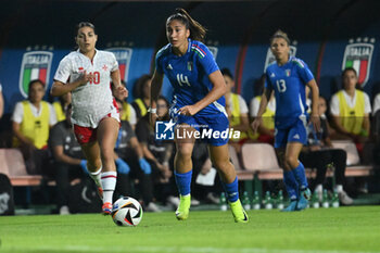 2024-10-25 - Chiara Beccari (ITA) in action during the women's international friendly match between Italy and Malta FA at the Tre Fontane Stadium on October 25, 2024 in Rome, Italy. - ITALY WOMEN VS MALTA WOMEN - FRIENDLY MATCH - SOCCER