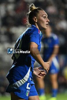 2024-10-25 - Giada Greggi (ITA) during the women's international friendly match between Italy and Malta FA at the Tre Fontane Stadium on October 25, 2024 in Rome, Italy. - ITALY WOMEN VS MALTA WOMEN - FRIENDLY MATCH - SOCCER