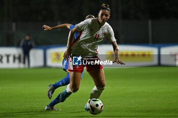 2024-10-25 - Kailey Willis (MLT) in action during the women's international friendly match between Italy and Malta FA at the Tre Fontane Stadium on October 25, 2024 in Rome, Italy. - ITALY WOMEN VS MALTA WOMEN - FRIENDLY MATCH - SOCCER