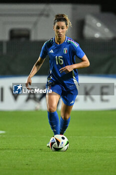 2024-10-25 - Emma Severini (ITA) in action during the women's international friendly match between Italy and Malta FA at the Tre Fontane Stadium on October 25, 2024 in Rome, Italy. - ITALY WOMEN VS MALTA WOMEN - FRIENDLY MATCH - SOCCER