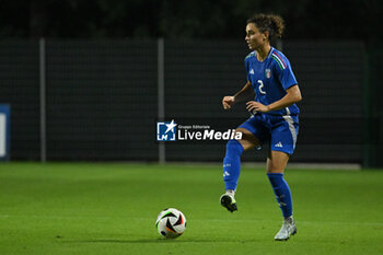 2024-10-25 - Angelica Soffia (ITA) in action during the women's international friendly match between Italy and Malta FA at the Tre Fontane Stadium on October 25, 2024 in Rome, Italy. - ITALY WOMEN VS MALTA WOMEN - FRIENDLY MATCH - SOCCER