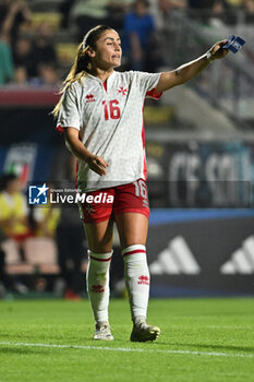 2024-10-25 - Charlene Zammit (MLT) during the women's international friendly match between Italy and Malta FA at the Tre Fontane Stadium on October 25, 2024 in Rome, Italy. - ITALY WOMEN VS MALTA WOMEN - FRIENDLY MATCH - SOCCER