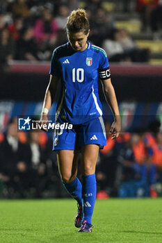 2024-10-25 - Cristiana Girelli (ITA) during the women's international friendly match between Italy and Malta FA at the Tre Fontane Stadium on October 25, 2024 in Rome, Italy. - ITALY WOMEN VS MALTA WOMEN - FRIENDLY MATCH - SOCCER