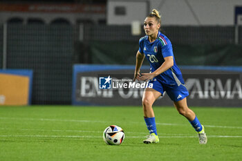 2024-10-25 - Giada Greggi (ITA) in action during the women's international friendly match between Italy and Malta FA at the Tre Fontane Stadium on October 25, 2024 in Rome, Italy. - ITALY WOMEN VS MALTA WOMEN - FRIENDLY MATCH - SOCCER