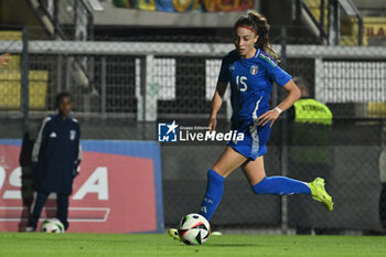 2024-10-25 - Benedetta Glionna (ITA) in action during the women's international friendly match between Italy and Malta FA at the Tre Fontane Stadium on October 25, 2024 in Rome, Italy. - ITALY WOMEN VS MALTA WOMEN - FRIENDLY MATCH - SOCCER