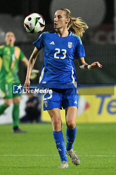 2024-10-25 - Julie Piga (ITA) in action during the women's international friendly match between Italy and Malta FA at the Tre Fontane Stadium on October 25, 2024 in Rome, Italy. - ITALY WOMEN VS MALTA WOMEN - FRIENDLY MATCH - SOCCER