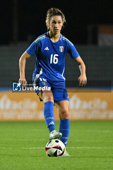 2024-10-25 - Emma Severini (ITA) in action during the women's international friendly match between Italy and Malta FA at the Tre Fontane Stadium on October 25, 2024 in Rome, Italy. - ITALY WOMEN VS MALTA WOMEN - FRIENDLY MATCH - SOCCER