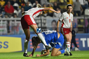 2024-10-25 - Agnese Bonfantini (ITA) in action during the women's international friendly match between Italy and Malta FA at the Tre Fontane Stadium on October 25, 2024 in Rome, Italy. - ITALY WOMEN VS MALTA WOMEN - FRIENDLY MATCH - SOCCER