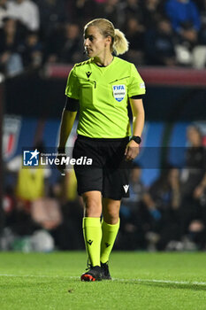 2024-10-25 - Referee Ioanna Allayyaiotou (CYP) during the women's international friendly match between Italy and Malta FA at the Tre Fontane Stadium on October 25, 2024 in Rome, Italy. - ITALY WOMEN VS MALTA WOMEN - FRIENDLY MATCH - SOCCER