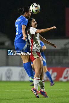 2024-10-25 - Lucia Di Guglielmo (ITA) in action during the women's international friendly match between Italy and Malta FA at the Tre Fontane Stadium on October 25, 2024 in Rome, Italy. - ITALY WOMEN VS MALTA WOMEN - FRIENDLY MATCH - SOCCER