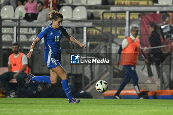 2024-10-25 - Cristiana Girelli (ITA) in action during the women's international friendly match between Italy and Malta FA at the Tre Fontane Stadium on October 25, 2024 in Rome, Italy. - ITALY WOMEN VS MALTA WOMEN - FRIENDLY MATCH - SOCCER