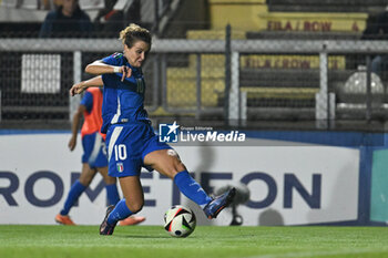 2024-10-25 - Cristiana Girelli (ITA) in action during the women's international friendly match between Italy and Malta FA at the Tre Fontane Stadium on October 25, 2024 in Rome, Italy. - ITALY WOMEN VS MALTA WOMEN - FRIENDLY MATCH - SOCCER