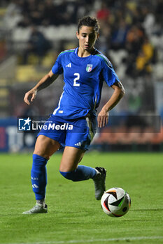 2024-10-25 - Angelica Soffia (ITA) in action during the women's international friendly match between Italy and Malta FA at the Tre Fontane Stadium on October 25, 2024 in Rome, Italy. - ITALY WOMEN VS MALTA WOMEN - FRIENDLY MATCH - SOCCER