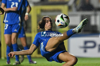 2024-10-25 - Agnese Bonfantini (ITA) in action during the women's international friendly match between Italy and Malta FA at the Tre Fontane Stadium on October 25, 2024 in Rome, Italy. - ITALY WOMEN VS MALTA WOMEN - FRIENDLY MATCH - SOCCER