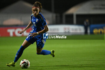 2024-10-25 - Benedetta Glionna (ITA) in action during the women's international friendly match between Italy and Malta FA at the Tre Fontane Stadium on October 25, 2024 in Rome, Italy. - ITALY WOMEN VS MALTA WOMEN - FRIENDLY MATCH - SOCCER