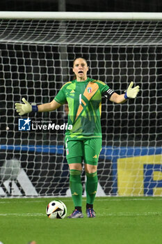 2024-10-25 - Laura Giuliani (ITA) in action during the women's international friendly match between Italy and Malta FA at the Tre Fontane Stadium on October 25, 2024 in Rome, Italy. - ITALY WOMEN VS MALTA WOMEN - FRIENDLY MATCH - SOCCER