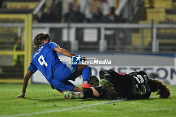 2024-10-25 - Valentina Giacinti (ITA) in action during the women's international friendly match between Italy and Malta FA at the Tre Fontane Stadium on October 25, 2024 in Rome, Italy. - ITALY WOMEN VS MALTA WOMEN - FRIENDLY MATCH - SOCCER