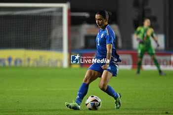 2024-10-25 - Lucia Di Guglielmo (ITA) in action during the women's international friendly match between Italy and Malta FA at the Tre Fontane Stadium on October 25, 2024 in Rome, Italy. - ITALY WOMEN VS MALTA WOMEN - FRIENDLY MATCH - SOCCER