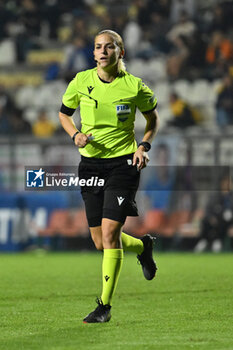 2024-10-25 - Referee Ioanna Allayyaiotou (CYP) during the women's international friendly match between Italy and Malta FA at the Tre Fontane Stadium on October 25, 2024 in Rome, Italy. - ITALY WOMEN VS MALTA WOMEN - FRIENDLY MATCH - SOCCER