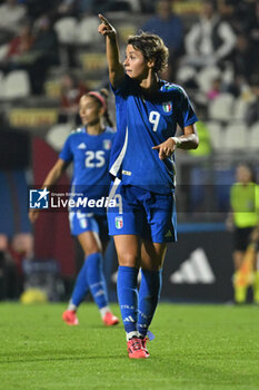 2024-10-25 - Valentina Giacinti (ITA) during the women's international friendly match between Italy and Malta FA at the Tre Fontane Stadium on October 25, 2024 in Rome, Italy. - ITALY WOMEN VS MALTA WOMEN - FRIENDLY MATCH - SOCCER