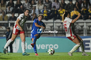 2024-10-25 - Valentina Giacinti (ITA) in action during the women's international friendly match between Italy and Malta FA at the Tre Fontane Stadium on October 25, 2024 in Rome, Italy. - ITALY WOMEN VS MALTA WOMEN - FRIENDLY MATCH - SOCCER