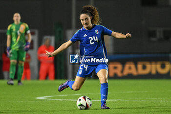 2024-10-25 - Maria Luisa Filangeri (ITA) in action during the women's international friendly match between Italy and Malta FA at the Tre Fontane Stadium on October 25, 2024 in Rome, Italy. - ITALY WOMEN VS MALTA WOMEN - FRIENDLY MATCH - SOCCER