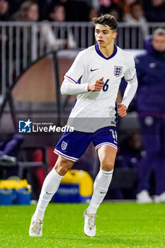 2024-11-18 - Lewis Miley of England during the U21 International Friendly football match between Netherlands and England on November 18, 2024 at Yanmar Stadion in Almere, Netherlands - FOOTBALL - UNDER 21 FRIENDLY GAME - NETHERLANDS V ENGLAND - FRIENDLY MATCH - SOCCER