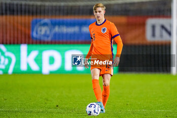 2024-11-18 - Max Bruns of Netherlands during the U21 International Friendly football match between Netherlands and England on November 18, 2024 at Yanmar Stadion in Almere, Netherlands - FOOTBALL - UNDER 21 FRIENDLY GAME - NETHERLANDS V ENGLAND - FRIENDLY MATCH - SOCCER