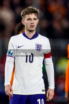 2024-11-18 - James McAtee of England during the U21 International Friendly football match between Netherlands and England on November 18, 2024 at Yanmar Stadion in Almere, Netherlands - FOOTBALL - UNDER 21 FRIENDLY GAME - NETHERLANDS V ENGLAND - FRIENDLY MATCH - SOCCER