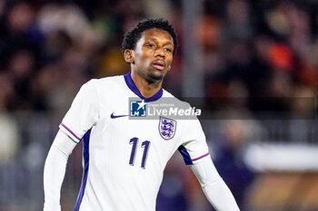 2024-11-18 - Jaden Philogene of England during the U21 International Friendly football match between Netherlands and England on November 18, 2024 at Yanmar Stadion in Almere, Netherlands - FOOTBALL - UNDER 21 FRIENDLY GAME - NETHERLANDS V ENGLAND - FRIENDLY MATCH - SOCCER