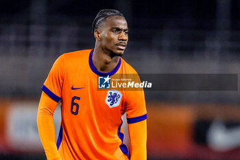 2024-11-18 - Ezechiel Banzuzi of Netherlands during the U21 International Friendly football match between Netherlands and England on November 18, 2024 at Yanmar Stadion in Almere, Netherlands - FOOTBALL - UNDER 21 FRIENDLY GAME - NETHERLANDS V ENGLAND - FRIENDLY MATCH - SOCCER