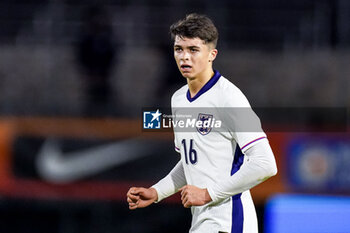 2024-11-18 - Lewis Miley of England during the U21 International Friendly football match between Netherlands and England on November 18, 2024 at Yanmar Stadion in Almere, Netherlands - FOOTBALL - UNDER 21 FRIENDLY GAME - NETHERLANDS V ENGLAND - FRIENDLY MATCH - SOCCER