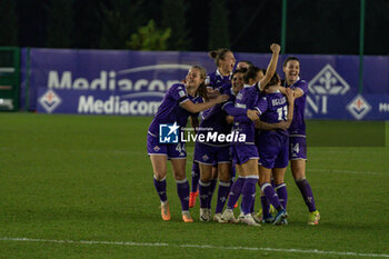 2024-02-06 - Fiorentina celebrate after winning the match - ACF FIORENTINA VS FC INTERNAZIONALE WOMEN - WOMEN ITALIAN CUP - SOCCER