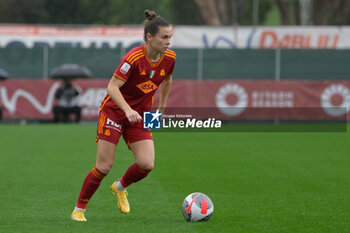 2024-03-10 - Emilie Haavi (AS Roma Women);  during the Italian women's  Italian Cup 2023/2024 match between AS Roma Women vs AC Milan at the Tre Fontane stadium in Rome on 10 March 2024. - ROMA WOMEN VS MILAN - WOMEN ITALIAN CUP - SOCCER