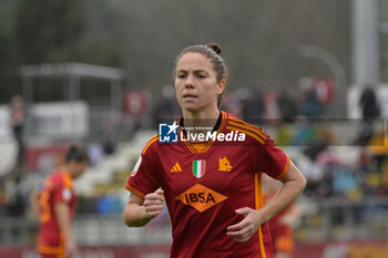 2024-03-10 - Manuela Giugliano (AS Roma Women);  during the Italian women's  Italian Cup 2023/2024 match between AS Roma Women vs AC Milan at the Tre Fontane stadium in Rome on 10 March 2024. - ROMA WOMEN VS MILAN - WOMEN ITALIAN CUP - SOCCER