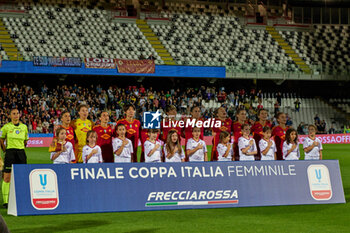 2024-05-24 - As Roma line-up during the match between AS Roma v ACF Fiorentina at Dino Manuzzi Stadium on May 24, 2024 in Cesena, Italy. ©Photo: Cinzia Camela. - FINAL - AS ROMA VS ACF FIORENTINA - WOMEN ITALIAN CUP - SOCCER