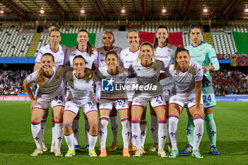 2024-05-24 - ACF Fiorentina line-up before the match between AS Roma v ACF Fiorentina at Dino Manuzzi Stadium on May 24, 2024 in Cesena, Italy. ©Photo: Cinzia Camela. - FINAL - AS ROMA VS ACF FIORENTINA - WOMEN ITALIAN CUP - SOCCER