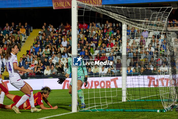 2024-05-24 - Moeka Minami of AS Roma, scores the goal during the match between AS Roma v ACF Fiorentina at Dino Manuzzi Stadium on May 24, 2024 in Cesena, Italy. ©Photo: Cinzia Camela. - FINAL - AS ROMA VS ACF FIORENTINA - WOMEN ITALIAN CUP - SOCCER