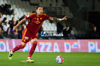 2024-05-24 - As Roma player Elena Linari during the match between AS Roma v ACF Fiorentina at Dino Manuzzi Stadium on May 24, 2024 in Cesena, Italy. ©Photo: Cinzia Camela. - FINAL - AS ROMA VS ACF FIORENTINA - WOMEN ITALIAN CUP - SOCCER