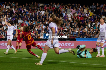 2024-05-24 - As Roma player Valentina Giacinti scores the goal during the match between AS Roma v ACF Fiorentina at Dino Manuzzi Stadium on May 24, 2024 in Cesena, Italy. ©Photo: Cinzia Camela. - FINAL - AS ROMA VS ACF FIORENTINA - WOMEN ITALIAN CUP - SOCCER