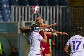 2024-05-24 - ACF Fiorentina player Pauline Hammarlund and AS Roma player Lucia Di Guglielmo compete for the ball during the match between AS Roma v ACF Fiorentina at Dino Manuzzi Stadium on May 24, 2024 in Cesena, Italy. ©Photo: Cinzia Camela. - FINAL - AS ROMA VS ACF FIORENTINA - WOMEN ITALIAN CUP - SOCCER