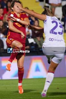 2024-05-24 - ACF Fiorentina player Marina Georgieva and AS Roma player Valentina Giacinti compete for the ball during the match between AS Roma v ACF Fiorentina at Dino Manuzzi Stadium on May 24, 2024 in Cesena, Italy. ©Photo: Cinzia Camela. - FINAL - AS ROMA VS ACF FIORENTINA - WOMEN ITALIAN CUP - SOCCER