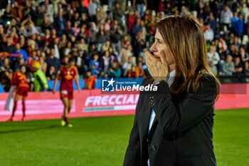 2024-05-24 - Head of AS Roma women's football Elisabetta 'Betty' Bavagnoli is seen after the Women Supercup match betweeen AS Roma and ACF Fiorentina at Dino Manuzzi Stadium on May 24, 2024 in Cesena, Italy. - FINAL - AS ROMA VS ACF FIORENTINA - WOMEN ITALIAN CUP - SOCCER