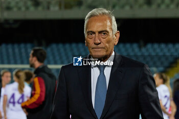 2024-05-24 - Gabriele Gravina of FIGC after the Women Italy Cup match betweeen AS Roma and ACF Fiorentina at Dino Manuzzi Stadium on May 24, 2024 in Cesena, Italy. ©Photo: Cinzia Camela. - FINAL - AS ROMA VS ACF FIORENTINA - WOMEN ITALIAN CUP - SOCCER