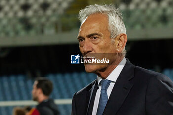 2024-05-24 - Gabriele Gravina of FIGC after the Women Italy Cup match betweeen AS Roma and ACF Fiorentina at Dino Manuzzi Stadium on May 24, 2024 in Cesena, Italy. ©Photo: Cinzia Camela. - FINAL - AS ROMA VS ACF FIORENTINA - WOMEN ITALIAN CUP - SOCCER