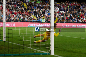 2024-05-24 - Goalkeeper Camelia Ceasar of AS Roma save a penalty during the match between AS Roma v ACF Fiorentina at Dino Manuzzi Stadium on May 24, 2024 in Cesena, Italy. ©Photo: Cinzia Camela. - FINAL - AS ROMA VS ACF FIORENTINA - WOMEN ITALIAN CUP - SOCCER