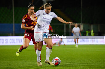 2024-05-24 - Emma Farge of ACF Fiorentina and Evelyne Viens of AS Roma, compete for the ball during the match between AS Roma v ACF Fiorentina at Dino Manuzzi Stadium on May 24, 2024 in Cesena, Italy. ©Photo: Cinzia Camela. - FINAL - AS ROMA VS ACF FIORENTINA - WOMEN ITALIAN CUP - SOCCER