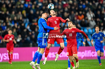 2024-03-26 - Header of Turkiye’s Enis Destan - EURO 2025 U21 - QUALIFYING - ITALY VS TURKEY - UEFA EUROPEAN - SOCCER