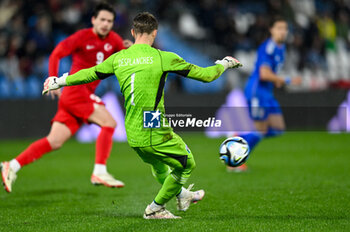 2024-03-26 - Italy’s Sebastiano Desplanches - EURO 2025 U21 - QUALIFYING - ITALY VS TURKEY - UEFA EUROPEAN - SOCCER