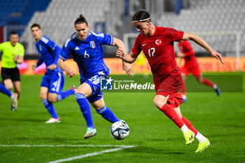 2024-03-26 - Turkiye’s Bertug Yildirim portrait in action - EURO 2025 U21 - QUALIFYING - ITALY VS TURKEY - UEFA EUROPEAN - SOCCER